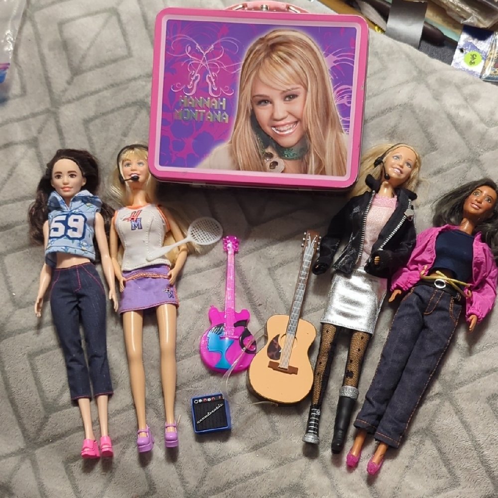 vintage Hannah Montana dolls and accessories Play Along Toys & Jakks / lunchbox